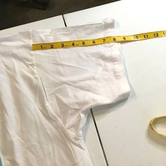 FIFTHSUN- MENS WHITE FRONT GRAPHIC CREW NECK SHORT SLEEVE T-SHIRT SIZE 2X-LARGE - Picture 6 of 7